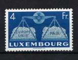 Luxembourg 1951 Europa CEPT 4Fr Mi.483 MH AC.335, Nestampilat