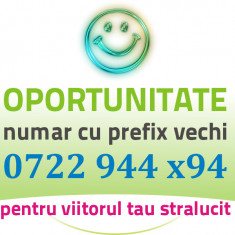 Prefix Vechi 0722.944.x94 - Numar cartela Vodafone usor AUR Gold numere cartele