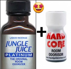 JUNGLE JUICE PLATINUM 24ML+HARD CORE10 ML ML,POPPERS,AROMA CAMERA ,RUSH,CALITATE foto