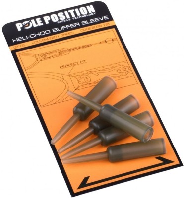 Conuri Strategy Pole Position Heli Chod Buffer, Muddy Silt, 5buc/plic foto