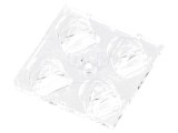Lentilă LED pătrată transparentă 8mm