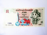 Rară! Italia 1 Miliard 1997 colecție Banca Disney-Rățoiul Donald