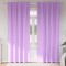 Perdele cu perdele 2 pcs Violet Poliester