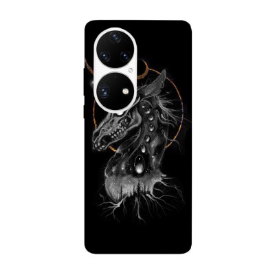 Husa compatibila cu Huawei Nova Y70 model Curse Unicorn, Silicon, TPU, Viceversa foto