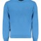 Bluză bărbați cu logo, croială Regular fit, decolteu la baza g&acirc;tului, Albastru, 2XL