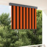 Cumpara ieftin Jaluzea tip rulou de exterior, portocaliu si maro, 140 x 250 cm
