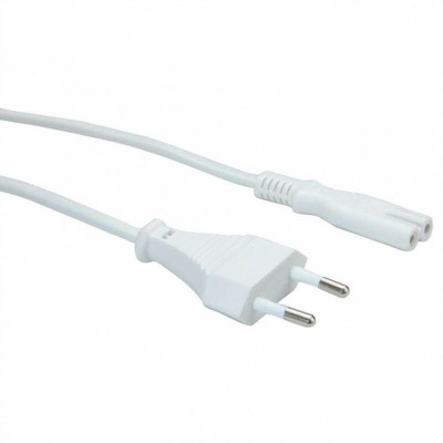 Cablu de alimentare alb 1m 220V foto
