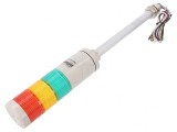 Coloană de Semnalizare LED Roșu/Ambră/Verde 24V