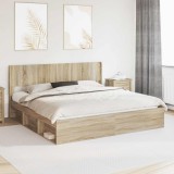 vidaXL Tăblie cap Stejar Sonoma Lemn prelucrat 889667