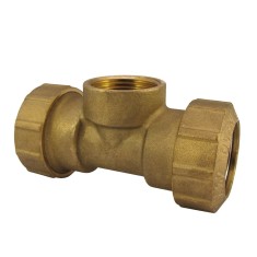 Racord PE Alama, Teu cu Filet Interior 40mm x 1 1/4&quot;, Apa Potabila, Certificare DVGW