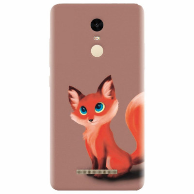Husa silicon pentru Xiaomi Remdi Note 3, Fox Cartoon Animal And foto