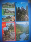HOPCT LOT 3830 -IP- 4 CARTI POSTALE-LACU ROSU -JUD HARGHITA-CIRCULATE, Circulata, Printata