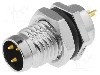 Conector M8, 3 pini, clasa etanseitate IP67, AMPHENOL - LTW8-03PMMS-SF7001