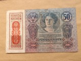 Austria 50 Kronen 02.01.1914 (1919) - Supratipar &quot;DEUTSCH&Ouml;STERREICH&quot;, Serie 1102 - 729167