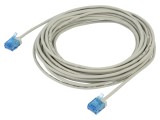 Cablu patch U/UTP 6a 7,5m Cu LSZH gri 32AWG -20&divide;75&deg;C