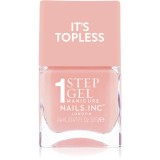 Nails Inc. It&rsquo;s Topless lac de unghii sub forma de gel pentru un efect de lunga durata culoare Trinny 14 ml