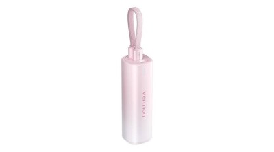 Vention power bank 5000mAh FHWR0 20W + cablu USB-C - lightning (Roz) foto