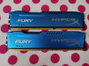 Kit Memorie Ram HyperX Fury Blue 8 GB (2 X 4 GB) 1866 Mhz., DDR 3, Kingston