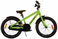 Bicicleta Volare Rocky pentru copii,18 inch, culoare verde, frana de mana + contPB Cod:91861 foto