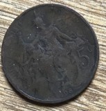 MNDSTR22 Republica Franceza 5 centimes 1898