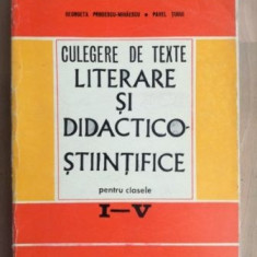 Culegere de texte literare si didactico-stiintifice pentru clasele I-V - Pavel Tugui