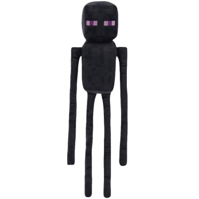Jucarie din plus Enderman cu detalii brodate, Minecraft, 25 55 cm foto