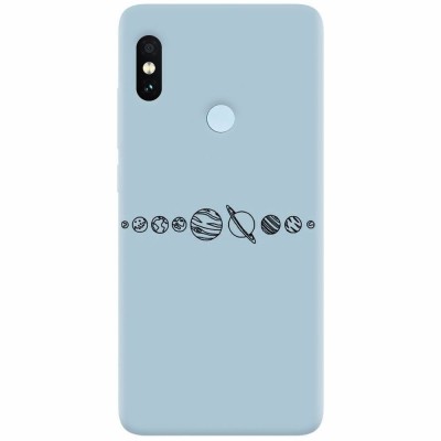 Husa silicon pentru Xiaomi Mi A2 Lite, Planets foto