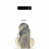 Husa silicon pentru Samsung Galaxy S10, White