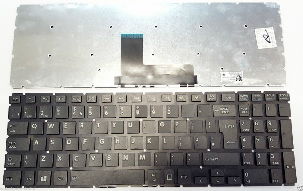 Tastatura Laptop, Toshiba, Satellite L50-B-1DM, fara rama, neagra, UK |  Okazii.ro
