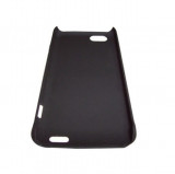 Husa tip capac spate neagra (cu puncte) pentru HTC One V, Plastic, Carcasa