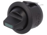 &Icirc;ntrerupător rocker SPST ON-OFF 20A/12V DC, iluminat LED verde