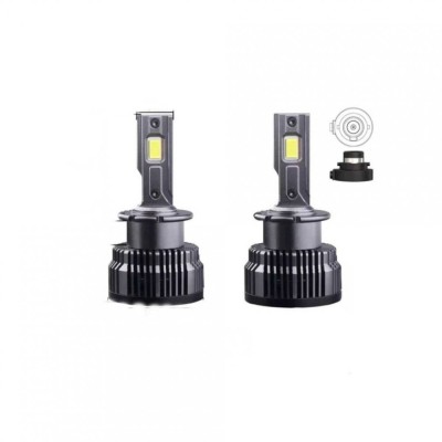 Set 2 becuri LED CanBus D4S 50W 9000lm/bec 6000K foto