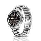 Cumpara ieftin Smartwatch STAR Z69 Negru, Bratara metal, TFT 1.28 , Bluetooth v5.1, Ritm cardiac, Presiune sanguina, Monitorizare menstruatie, IP65, 350mAh