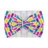 Bentita lata cu funda si imprimeu - Model 8 (Marime Disponibila: 6-12 luni