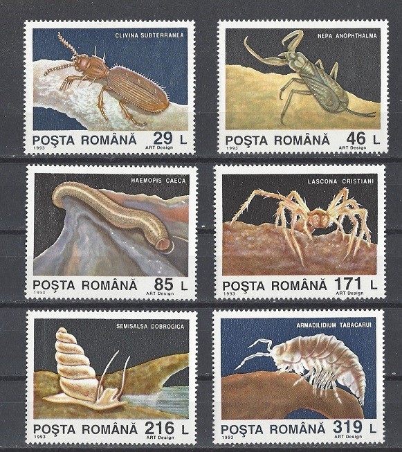 C5808 - Romania 1993 - Fauna 6v. nestampilat MNH