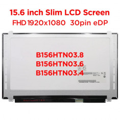 display B156HTN03.8 B156HTN03.6 B156HTN03.4 15.6'' WUXGA Full HD slim 30 pini