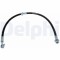 Furtun frana fata DELPHI, Nissan Qashqai / Qashqai +2 I, 2006-2014, partea stanga, Fata; puntea fata; axa stanga fata