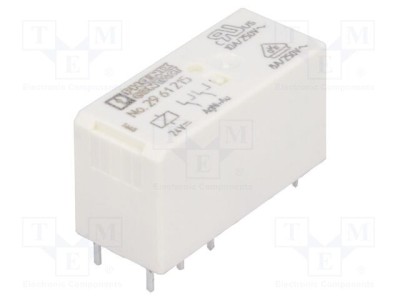 Releu electromagnetic DPDT 24VDC 8A PHOENIX CONTACT foto