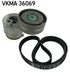 Set curea transmisie cu caneluri Mitsubishi Carisma, Space Star; Nissan Interstar, Primastar; Opel Movano A, Vivaro A, Vivaro A Sasiu; Renault