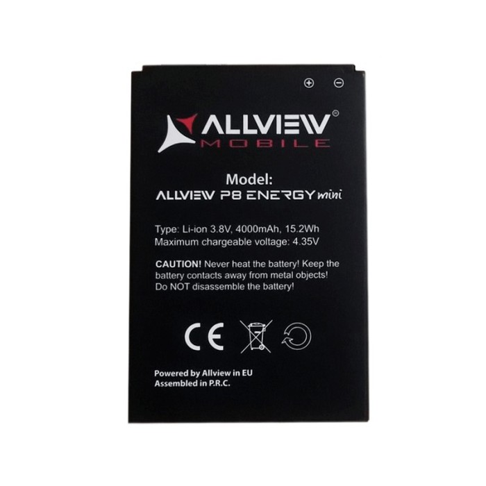 Acumulator Original ALLVIEW P8 ENERGY MINI (4000 mAh) Acumulator Original ALLVIEW P8 ENERGY MINI (4000 mAh)