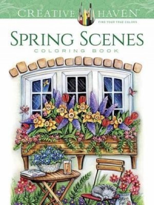 Creative Haven Spring Scenes Coloring Book foto