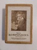 Joc de cărți vintage vechi, Germania: Opern-Komponisten-Quartett /Cartet compozitori