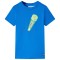 Tricou pentru copii, albastru aprins, 104