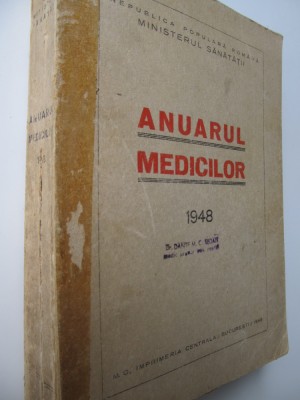 Anuarul medicilor - cu un index al medicilor primari , 1948 foto