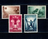 Serbia, ocupatia Germana 1942 - Expo anti-masonerie in Belgrad, serie nestampilata cu sarniere