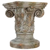 Cumpara ieftin Suport ghiveci flori ceramica bej 38x38x48 cm