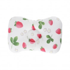 Perna bebelusi Comfy Bambinice Strawberry, 32 x 21 x 4 cm, Alb/Roz foto