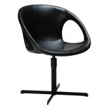 Cumpara ieftin Scaun negru piele artificiala Danform Carry Vintage