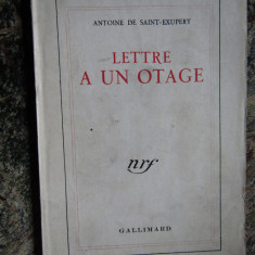 LETTRE À UN OTAGE - Antoine de Saint-Exupéry
