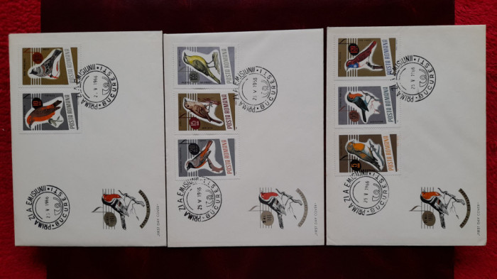 1966-Lp630-Pasari cantatoare-FDC
